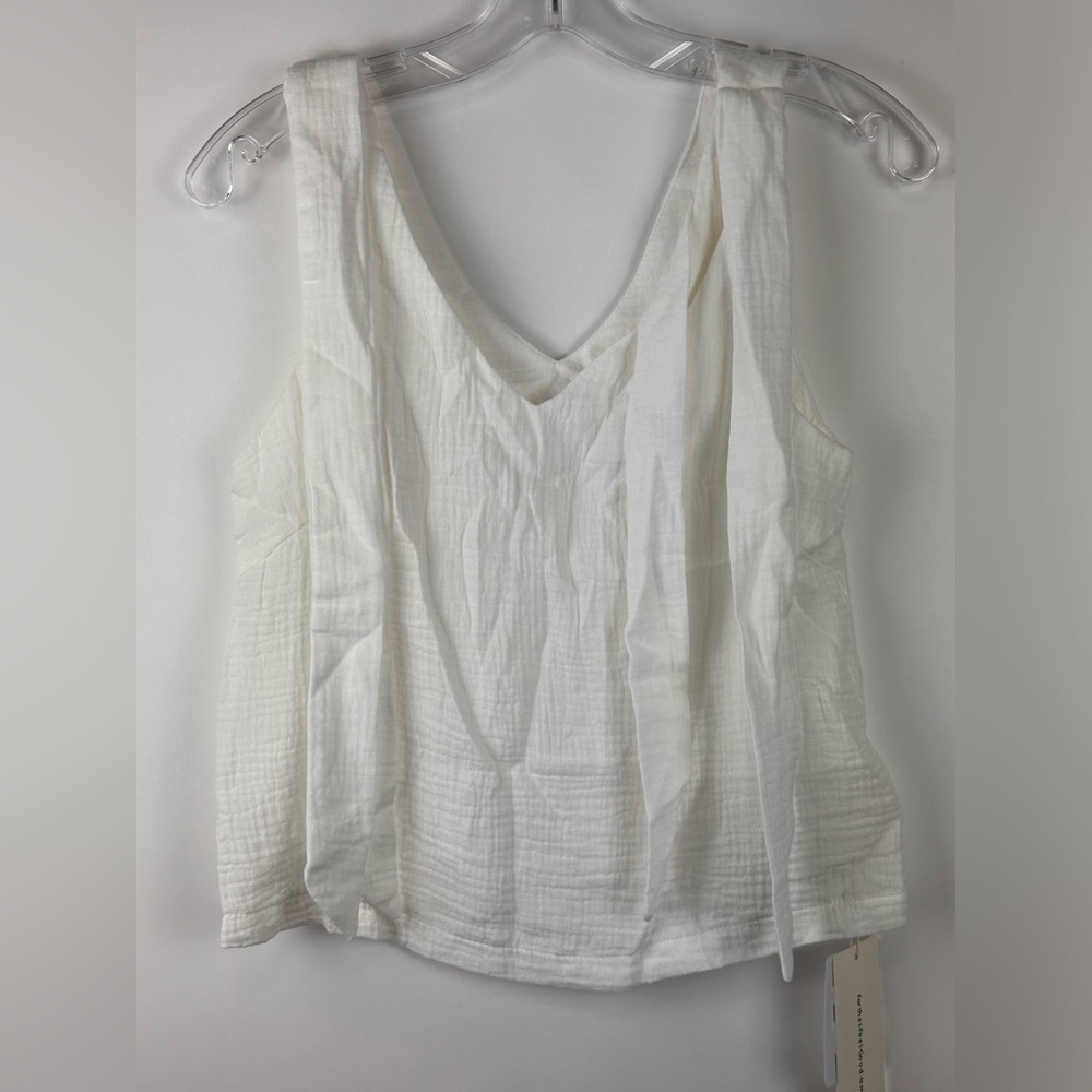 Women's Cotton Tank w/ Shoulder Ties